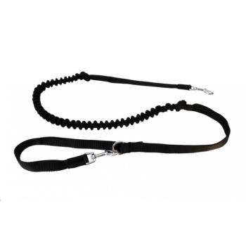 Preview: Bungee Leine 2K kleine Hunde Welpen Schwarz